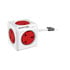 Thumbnail 1 : Allocacoc PowerCube 'Extended' 5-Socket Mains Extension, Lead Red UK