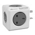 Thumbnail 1 : Allocacoc PowerCube 'Original Monitor' 4-Socket Mains Extension Plug, Grey