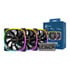 Thumbnail 1 : Montech AX120 PWM Black 120mm ARGB Triple 120mm PWM Fan Pack