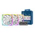 Thumbnail 1 : Montech AX120 PWM White 120mm ARGB Triple 120mm PWM Fan Pack