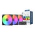 Thumbnail 1 : Montech GF120 ARGB PWM 120mm Black Case Fan - 3 Pack w/ Fan Hub