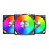 Thumbnail 2 : Montech Metal Pro 12 ARGB PWM 120mm Black Case Fan - 3 Pack w/ fan hub