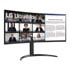 Thumbnail 2 : LG 34" Ultrawide 34WR55QK-B QHD Curved HDR Business/Gaming Monitor