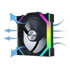 Thumbnail 2 : Lian Li UNI FAN SL Wireless Reverse Blade 120mm ARGB PWM Fan Black 3PK With Hub