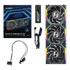 Thumbnail 4 : Lian Li UNI FAN SL Wireless Reverse Blade LCD 120mm ARGB PWM Fan Black 3 Pack With Hub