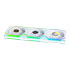 Thumbnail 1 : Lian Li UNI FAN SL Wireless Reverse Blade LCD 120mm ARGB PWM Fan White 3 Pack With Hub
