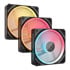 Thumbnail 2 : CORSAIR iCUE LINK LX120-R RGB 120mm PWM Reverse Fans Starter Kit - Black