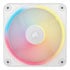 Thumbnail 2 : CORSAIR iCUE LINK LX120-R RGB 120mm PWM Reverse Single 120mm Fan Expansion Kit - White