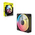 Thumbnail 1 : CORSAIR iCUE LINK LX120-R RGB 120mm PWM Reverse Single 120mm Fan Expansion Kit - Black