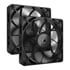 Thumbnail 2 : Corsair iCUE LINK RX140 MAX Black 140mm PWM Thick Fan Starter Kit 2 Pack