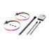 Thumbnail 1 : HYTE LS30 qRGB 1000mm Light Strips 2PK Black & Nexus NP50 Control Hub Bundle