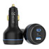 Thumbnail 1 : Xclio Premium 130W Ultra Fast PD Dual USB-C + USB-A Metal Car Charger for Laptops/Phones/Tablets