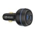 Thumbnail 2 : Xclio Premium 130W Ultra Fast PD Dual USB-C + USB-A Metal Car Charger for Laptops/Phones/Tablets