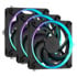 Thumbnail 1 : Fractal Design Momentum 12 RGB 120mm Fractal-Connect PWM Cooling Fan Black (3-Pack)