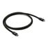 Thumbnail 2 : Club3D 1.2m Black 80Gbps Certified USB Type-C to USB Type-C Cable