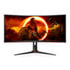 Thumbnail 1 : Open Box AOC CU34G2XP/BK 34" WQHD 180Hz Curved Freesync Premium Gaming Monitor