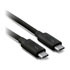 Thumbnail 3 : Club3D 1-Metre Thunderbolt 5 (80Gbps) Black USB-C to USB-C Cable