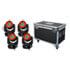 Thumbnail 1 : Equinox Fusion 260ZR MKII Moving Head Wash Lights x 4 with Flight Case