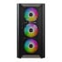 Thumbnail 3 : Montech XR WOOD Black Mid Tower PC Case with 4x ARGB Fans