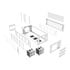 Thumbnail 4 : Thermaltake AX100 Snow White Pedestal Case Add On for AX700