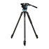 Thumbnail 1 : Benro A373F Aluminum Single Tube S8PRO Head - 75mm Half Ball Adapter, 3 Leg Sections,