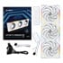 Thumbnail 4 : Lian Li UNI TL Wireless 120mm ARGB PWM Fan White 3 Pack with L-Wireless Hub