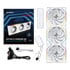Thumbnail 4 : Lian Li UNI TL Wireless Reverse Blade 120mm ARGB PWM Fan White 3 Pack with L-Wireless Hub