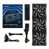 Thumbnail 4 : Lian Li UNI TL LCD Wireless 120mm ARGB PWM Fan Black 3 Pack with L-Wireless Hub