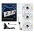 Thumbnail 4 : Lian Li UNI TL LCD Wireless Reverse Blade 120mm ARGB PWM Fan White 3 Pack with L-Wireless Hub