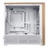 Thumbnail 2 : Lian Li LANCOOL 217 White Wood Panel Tempered Glass Mid Tower PC Gaming Case