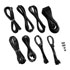 Thumbnail 2 : CableMod RT-Series Pro ModMesh Sleeved 12V-2x6 12VHPWR Cable Kit Black for ASUS and Seasonic