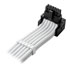 Thumbnail 3 : CableMod Pro Universal White Sleeved 12V-2x6 12VHPWR 90 Degree Direct PCI-e Cable - Variant B