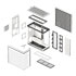 Thumbnail 4 : HAVN HS420 White Hybrid Dual Chamber Mid Tower Tempered Glass Chassis