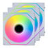 Thumbnail 2 : Lian Li UNI FAN SL Infinity Wireless 120mm ARGB PWM Fan White Triple Pack