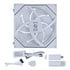 Thumbnail 4 : Lian Li UNI FAN SL Infinity Wireless 120mm ARGB PWM Fan White Triple Pack