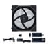 Thumbnail 4 : Lian Li UNI FAN SL Infinity Wireless Reverse Blade 120mm ARGB PWM Fan Black Triple Pack