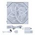Thumbnail 4 : Lian Li UNI FAN SL Infinity Wireless Reverse Blade 120mm ARGB PWM Fan White Triple Pack
