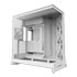 Thumbnail 1 : NZXT H9 Flow (2025) Tempered Glass Dual Chamber Mid Tower with 3 F140Q Fans White