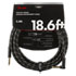 Thumbnail 1 : Fender Deluxe Series Instrument Cable, Straight/Angle, Black Tweed (18.6 ft)