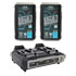 Thumbnail 1 : IDX 2x DUO-C150P + VL-2000S Battery Bundle