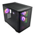 Thumbnail 2 : FSP S380 ARGB Dual Chamber micro ATX Tempered Glass PC Gaming Case with 3x 120mm ARGB Fans Black
