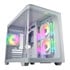 Thumbnail 1 : FSP S380 ARGB Dual Chamber MicroATX Tempered Glass PC Gaming Case with 3x 120mm ARGB Fans White