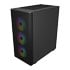 Thumbnail 4 : FSP M220 Tempered Glass Mid Tower PC Gaming Case with 4x 120mm ARGB Fans Black