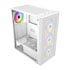 Thumbnail 2 : FSP M220 Tempered Glass Mid Tower PC Gaming Case with 4x 120mm ARGB Fans White