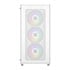 Thumbnail 3 : FSP M220 Tempered Glass Mid Tower PC Gaming Case with 4x 120mm ARGB Fans White