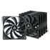 Thumbnail 1 : Arctic F12 PWM 120mm Fans Black (5 Pack)