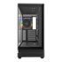 Thumbnail 3 : CiT Destiny Black Mid Tower Tempered Glass PC Gaming Case with ARGB Fans