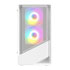 Thumbnail 3 : CiT Level 5 White Micro-ATX Mesh PC Gaming Case with ARGB Fans