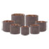 Thumbnail 1 : Meinl Sonic Energy CSBPSSET2 Crystal Singing Bowl Sleeve Set, Brown