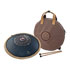 Thumbnail 3 : Meinl Sonic Energy Octave Steel Tongue Drum, Navy Blue, Engraved Floral Design, D Amara